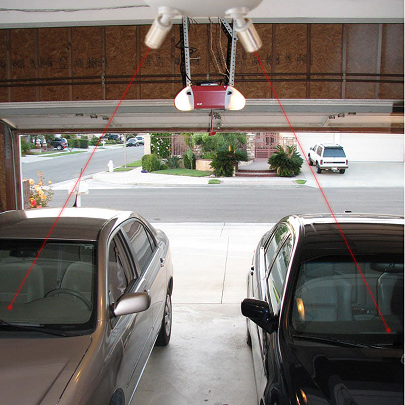 Laser Garage Parking System Product in use