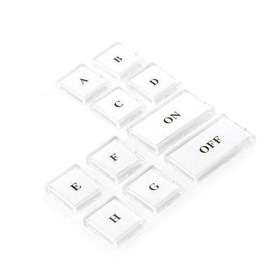 Clear Button Change Kit for Keypads, 10-Button
