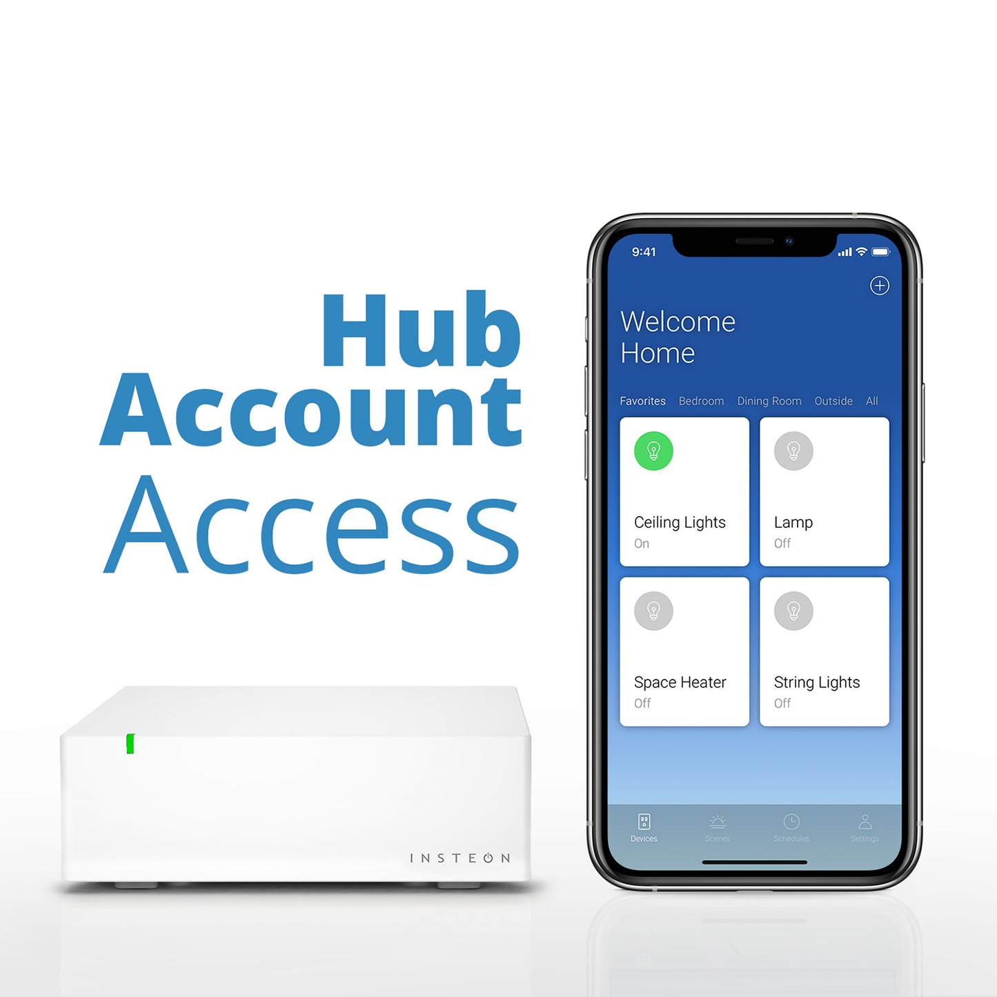 Insteon Hub Account Access