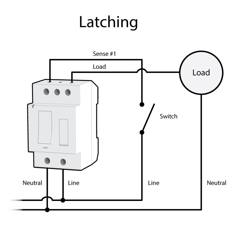 Dimmer DIN Rail Module Diagram 2