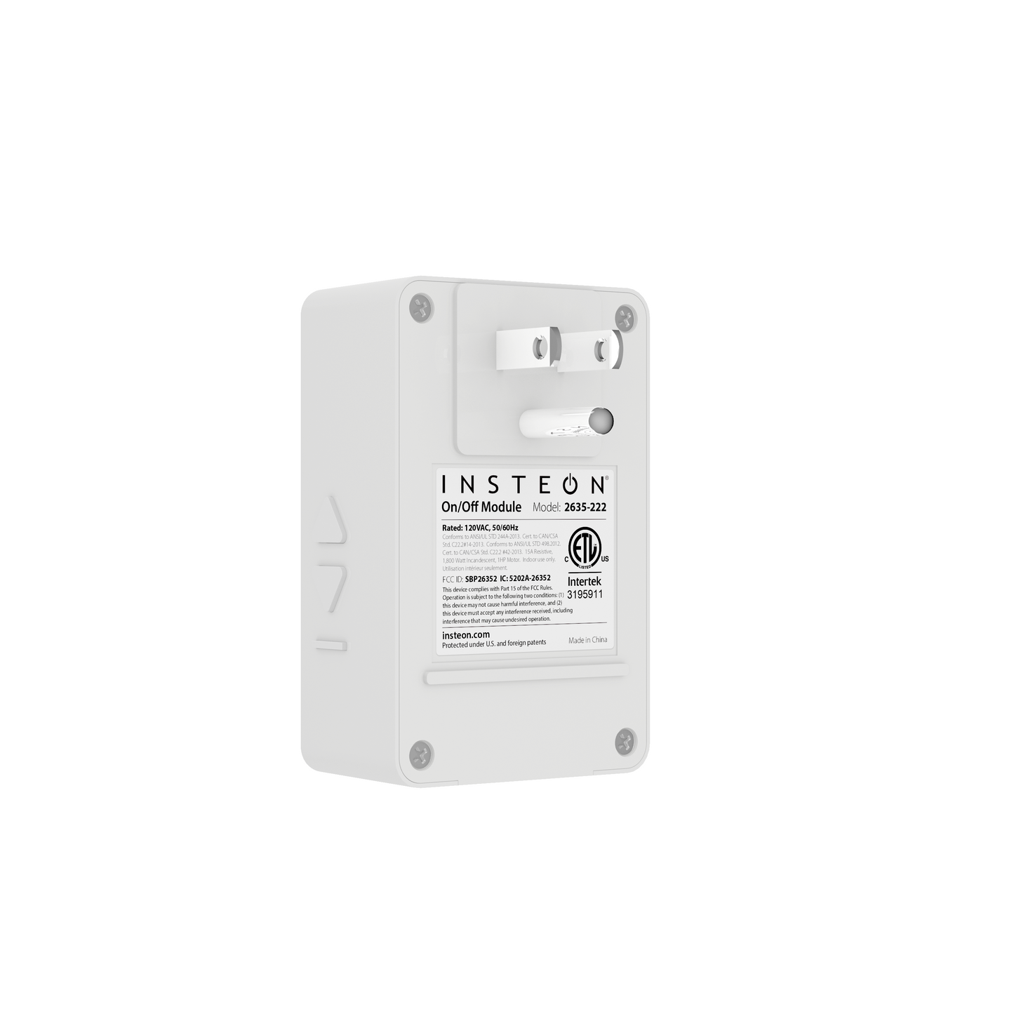 Insteon Smart On/Off Module Back