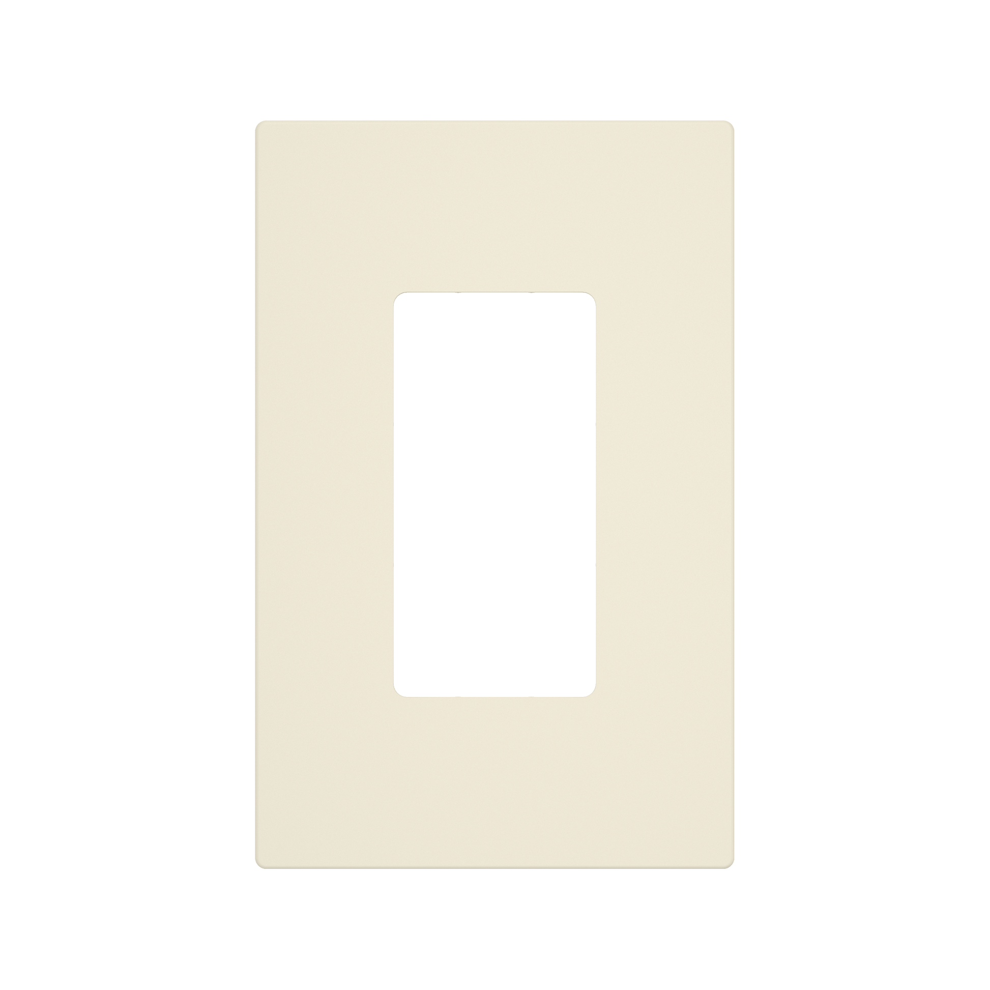 Light Almond Screwless Wall Plates