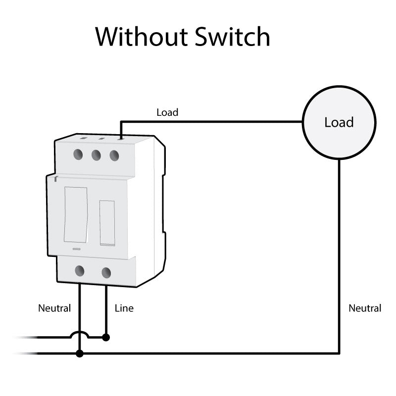 On/Off DIN Rail Module Diagram 1