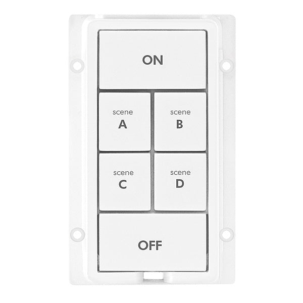White 6 Button Change Kit for Keypads